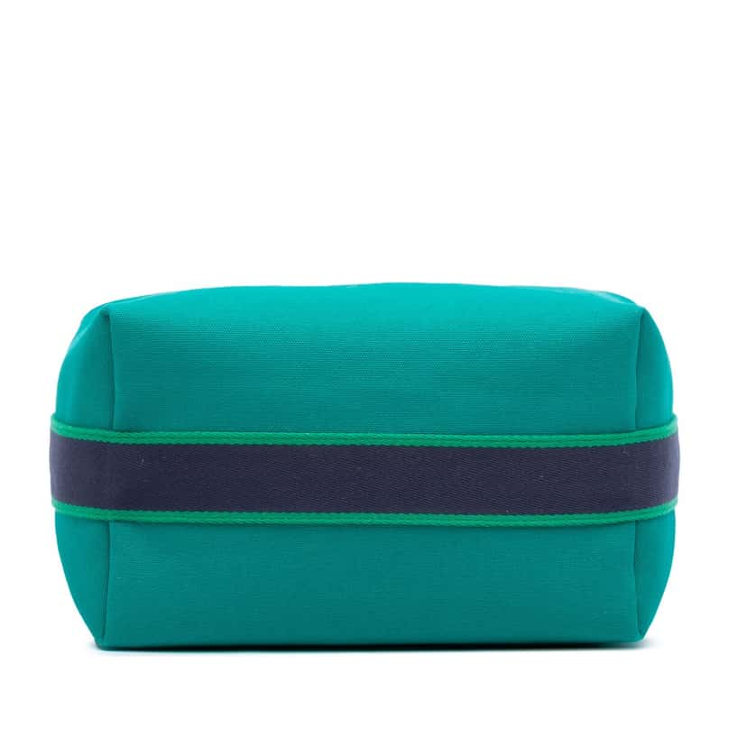 Hermès Large Canvas Bride A Brac Case Green Canvas Good condition - Inside View