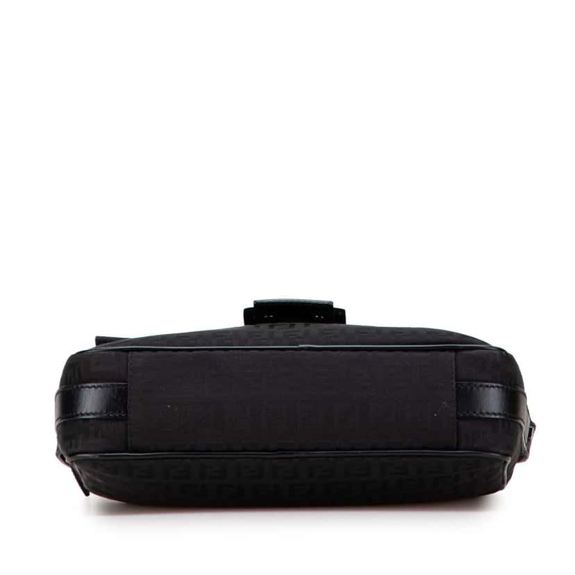 Fendi Zucchino Canvas Crossbody Black Canvas Fair condition - Inside View