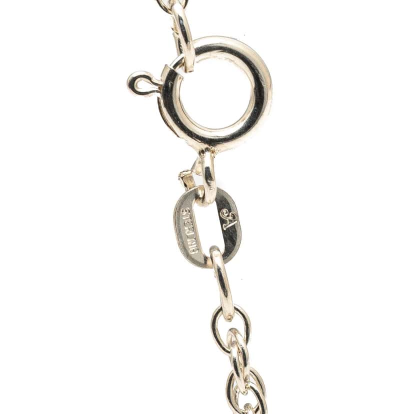 Tiffany & Co Sterling Silver and 18K Yellow Gold Saint Christopher Coin Pendant Necklace Silver Silver Good condition - Box View