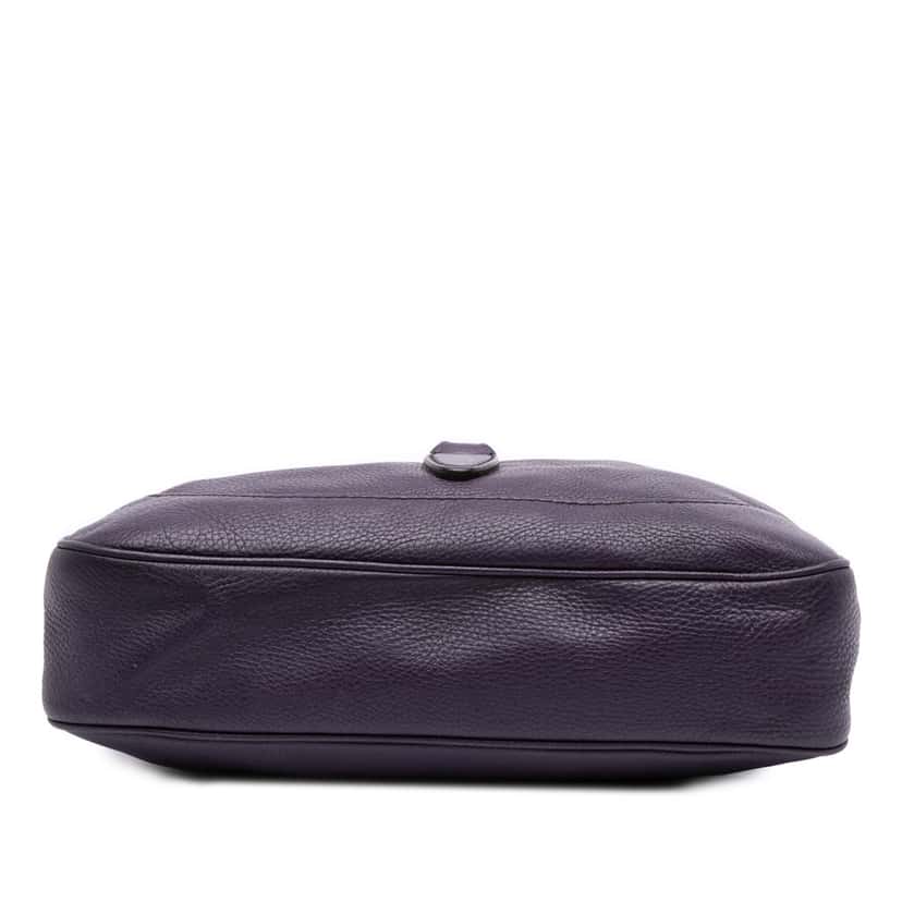 Gucci Calfskin Jackie O Bouvier Shoulder Bag Purple Leather Good condition - Inside View