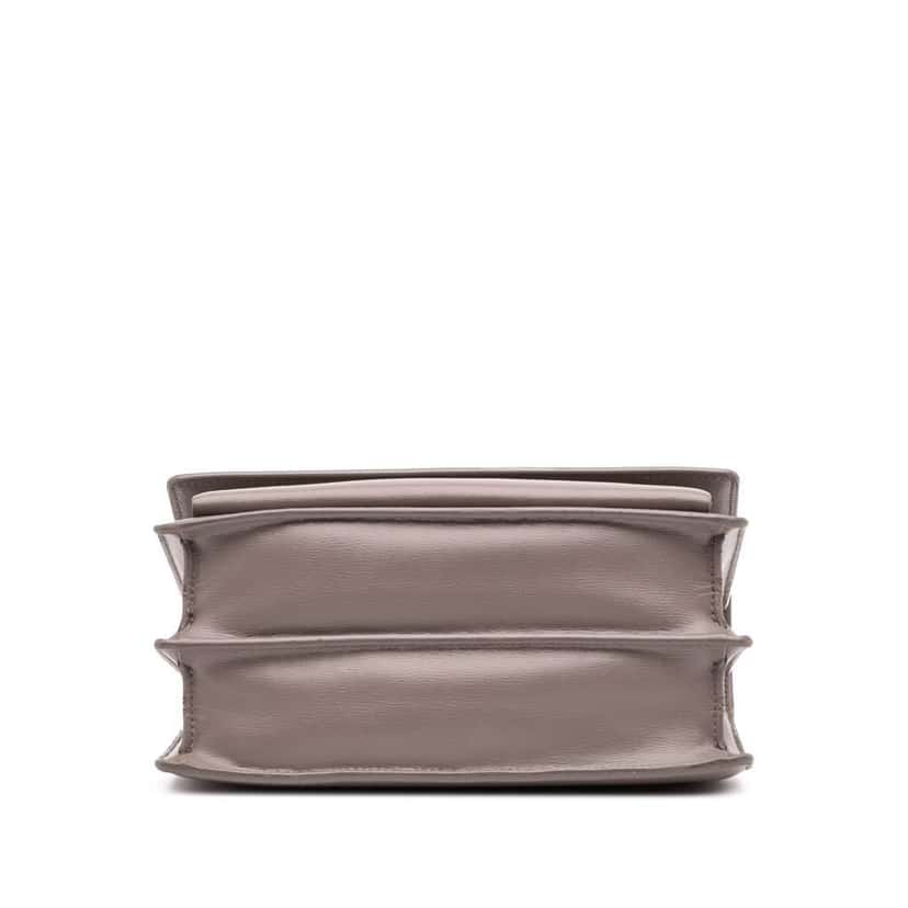 Saint Laurent Medium Leather Monogram Sunset Crossbody Grey Leather Good condition - Inside View