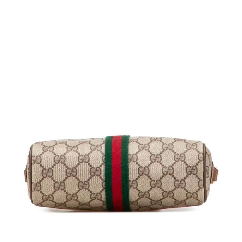 Gucci GG Supreme Web Crossbody Brown Canvas Good condition - Inside View
