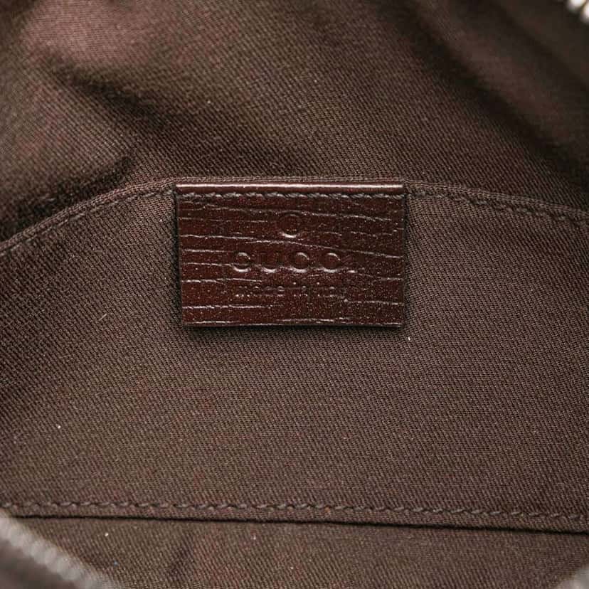 Gucci GG Supreme Web Crossbody Brown Canvas Good condition - Box View