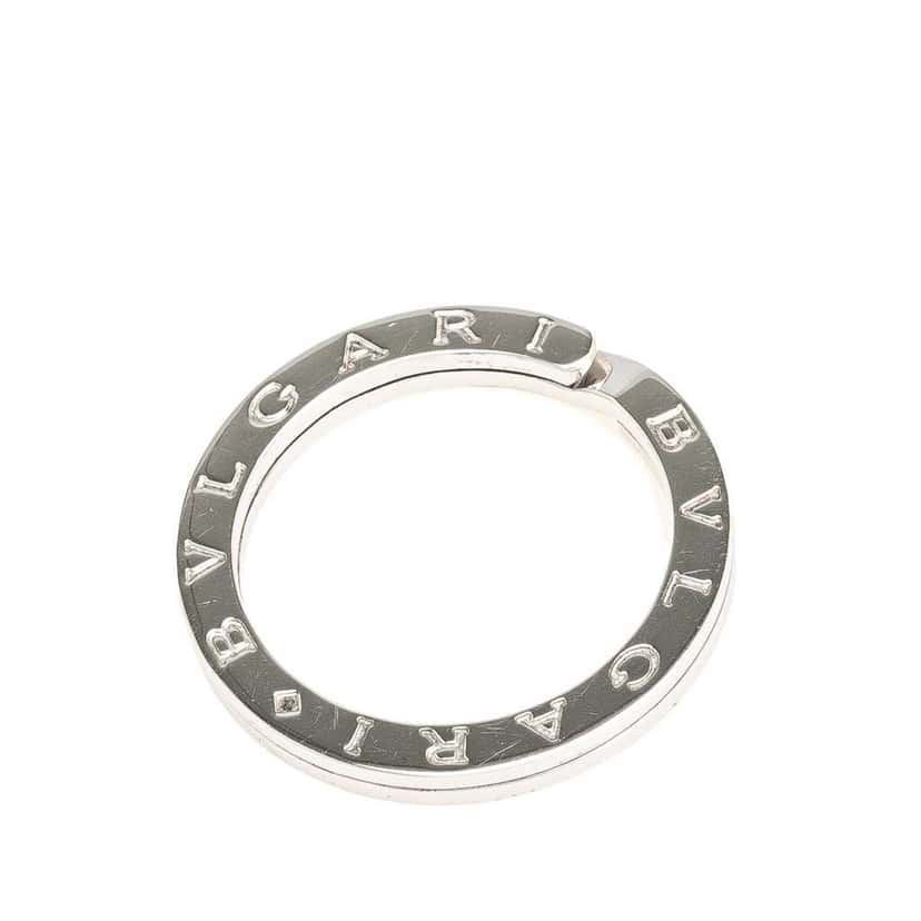 Bvlgari Sterling Silver Key Ring Silver Silver Good condition - Back View