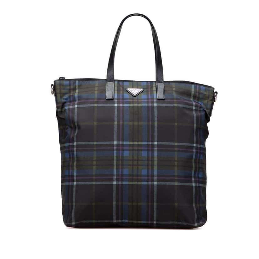 Prada Tessuto Stampato Satchel Black Good condition - Front View