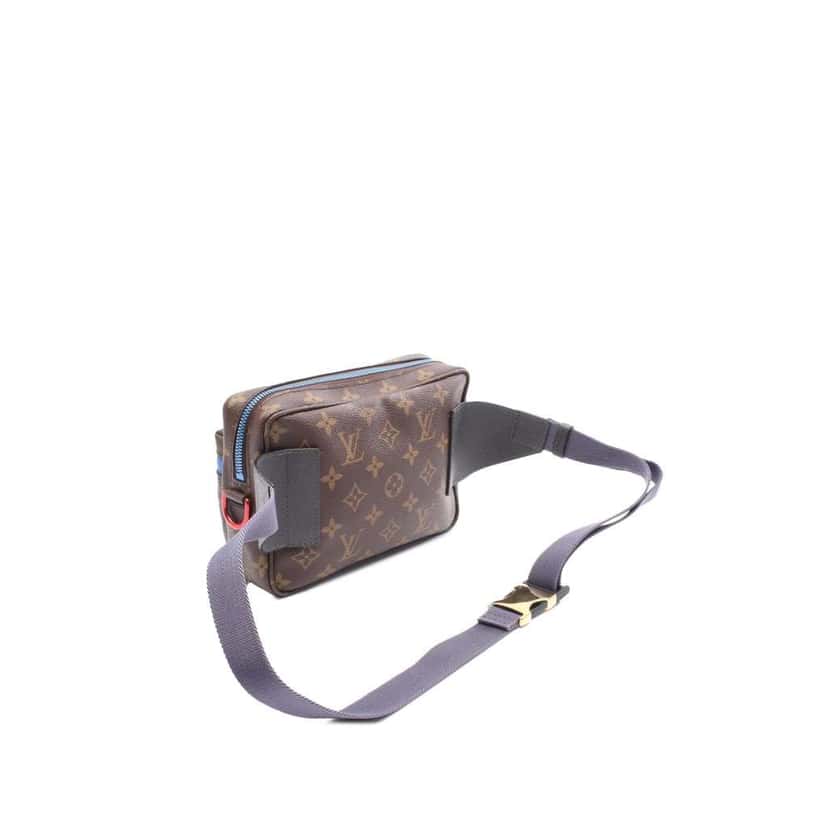 Louis Vuitton Kim Jones Monogram Outdoor Bumbag Brown Canvas Good condition - Back View