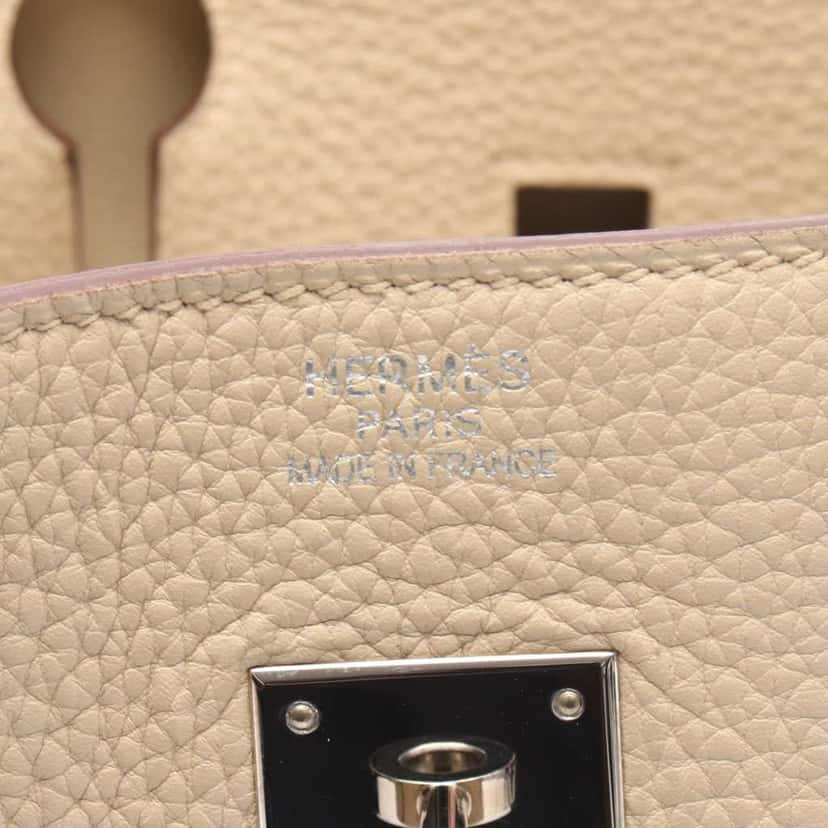 Hermès Clemence Birkin Retourne 35 Brown Leather Good condition - Box View