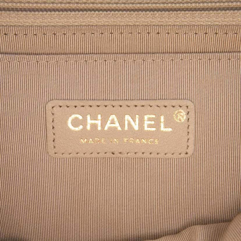 Chanel Medium Classic Tweed Single Flap Black Tweed Good condition - Box View