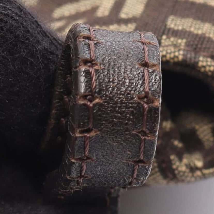 Fendi Zucchino Canvas Crossbody Brown Canvas Good condition - Box View
