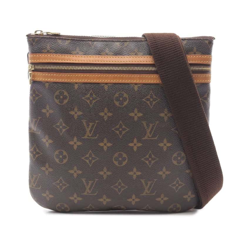 Louis Vuitton Monogram Bosphore Pochette Brown Canvas Good condition - Front View