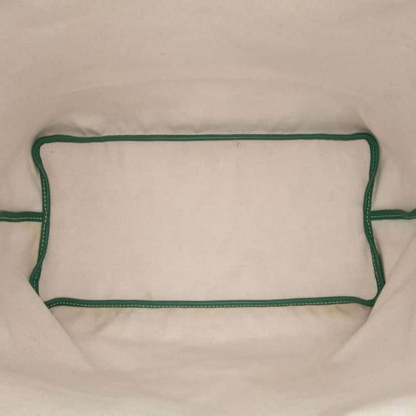 Goyard Goyardine Saint Louis PM Green Canvas Good condition - Model View