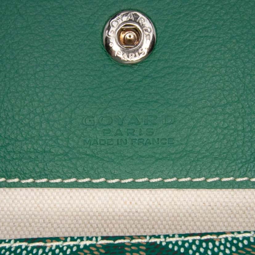 Goyard Goyardine Saint Louis PM Green Canvas Good condition - Box View