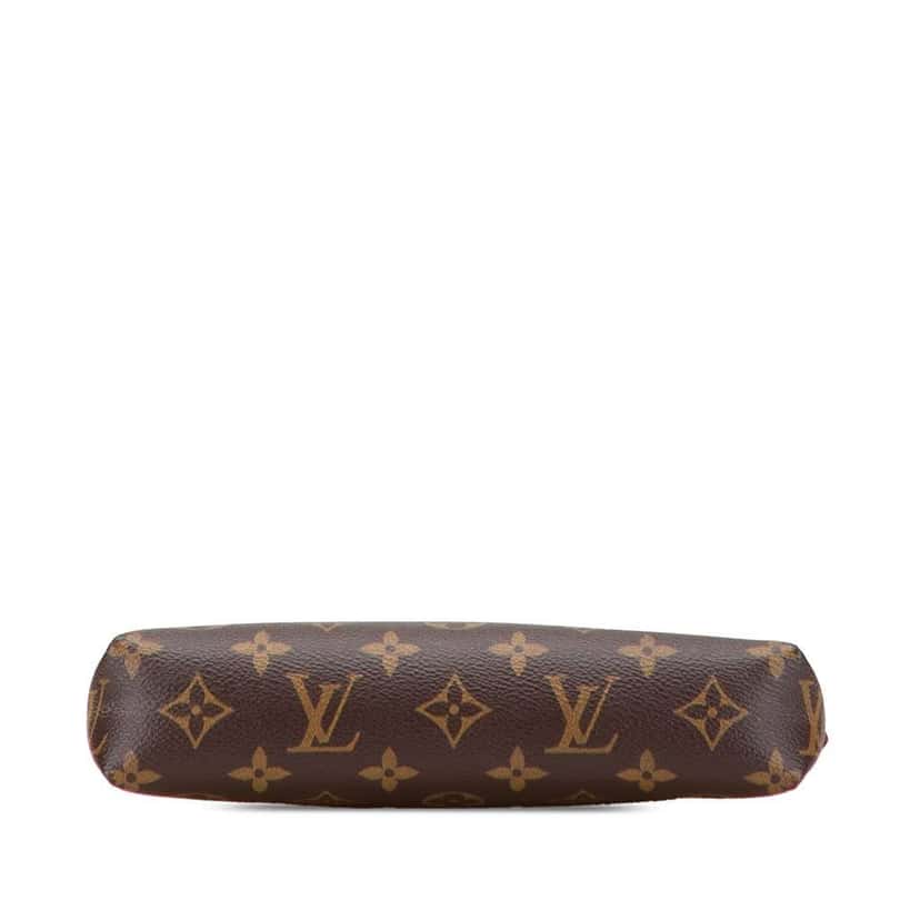 Louis Vuitton Monogram Pallas Clutch Brown Canvas Good condition - Inside View