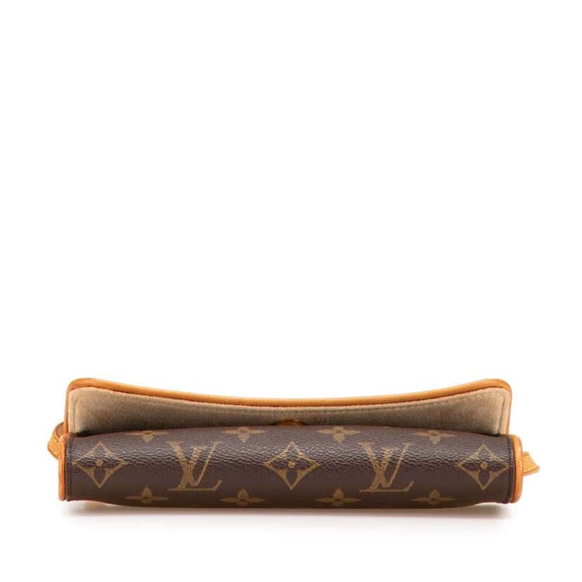 Louis Vuitton Monogram Pochette Twin PM Brown Canvas Good condition - Inside View