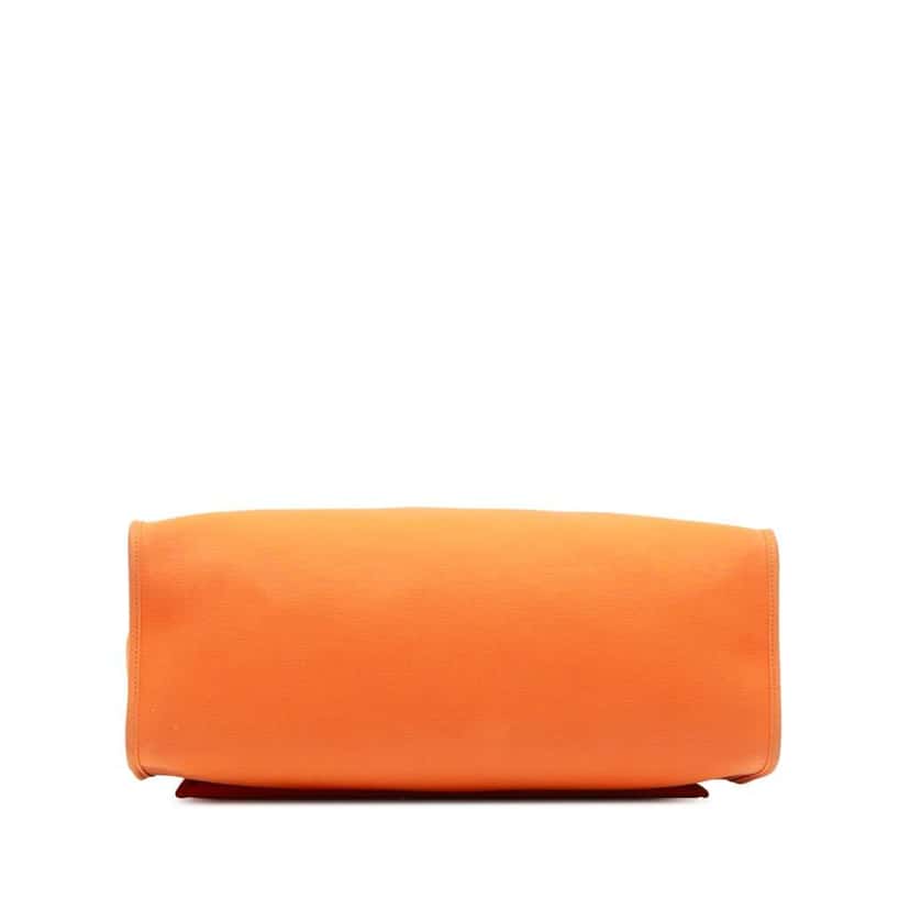 Hermès Toile Herbag Zip 39 Orange Canvas Good condition - Inside View
