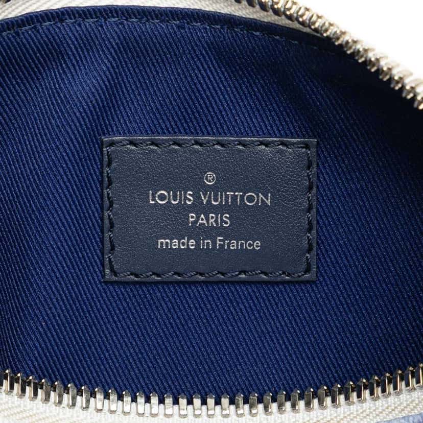 Louis Vuitton Monogram Watercolor Keepall Bandouliere XS White Canvas Good condition - Box View