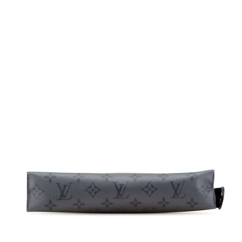 Louis Vuitton Monogram Eclipse Reverse Pochette Voyage MM Grey Canvas Good condition - Inside View