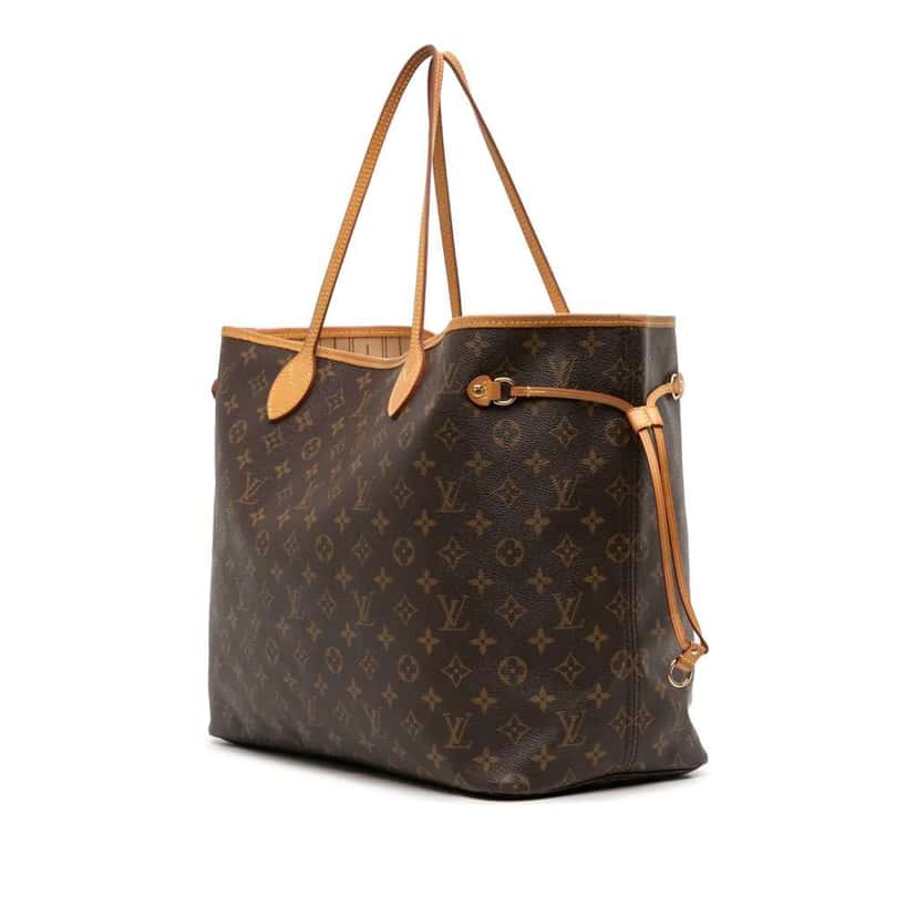 Louis Vuitton Monogram Neverfull GM Brown Canvas Good condition - Back View