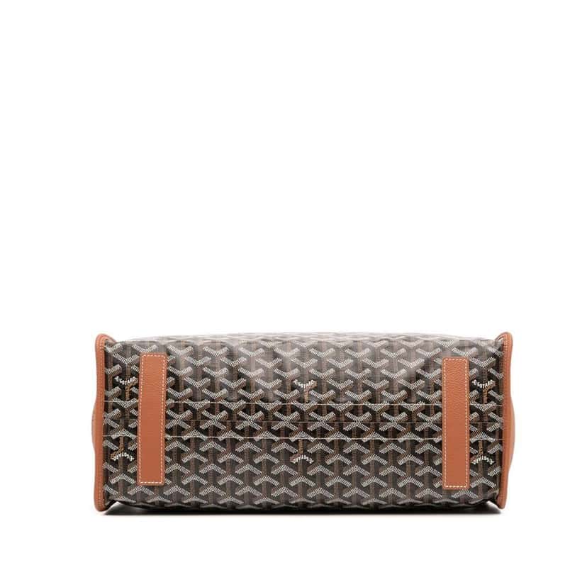 Goyard Goyardine Sac Hardy Pet Carrier PM Black Canvas Good condition - Inside View