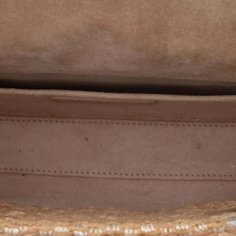 Dior Medium Tweed Cannage Lady D Joy Brown Tweed Good condition - Model View