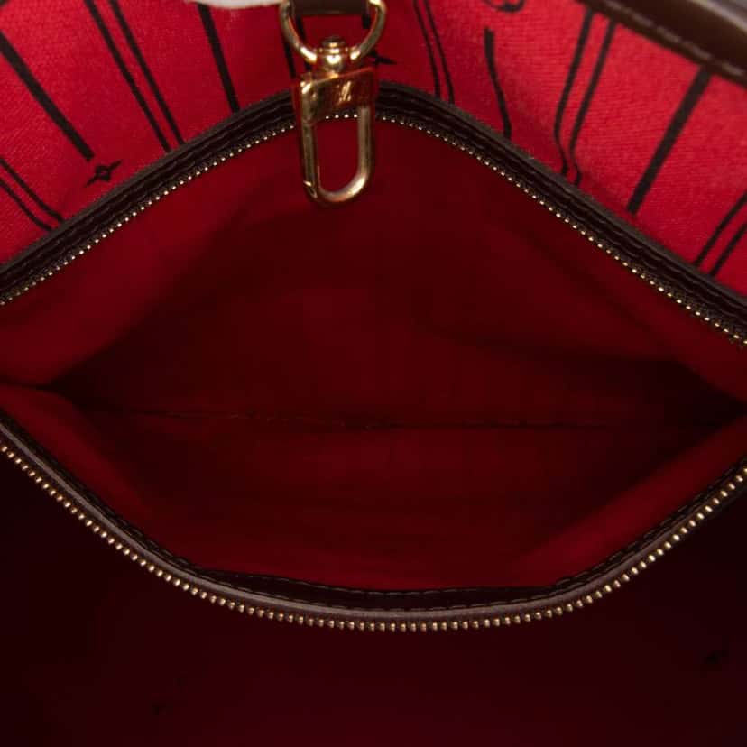Louis Vuitton Damier Ebene Neverfull GM Brown Canvas Good condition - Box View