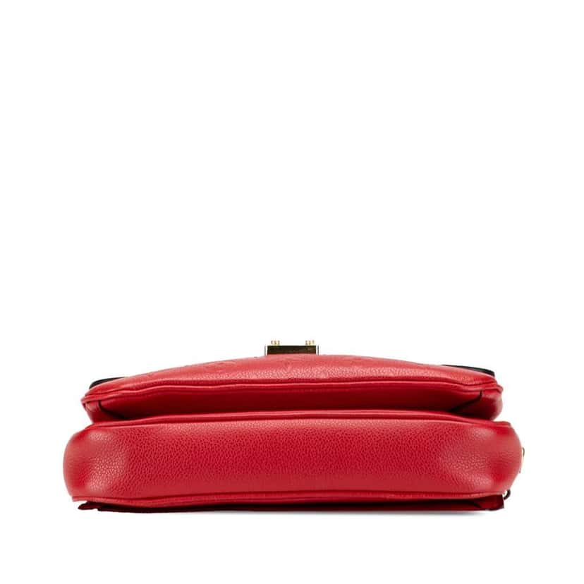 Louis Vuitton Monogram Empreinte Pochette Metis Red Leather Good condition - Inside View