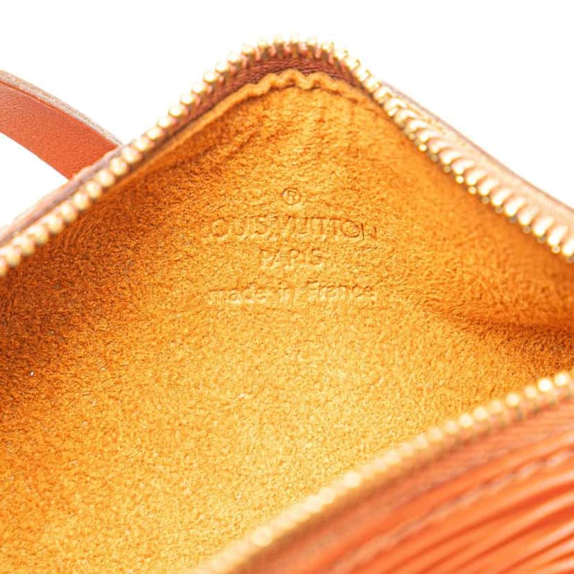 Louis Vuitton Epi Pochette Papillon Brown Leather Good condition - Box View