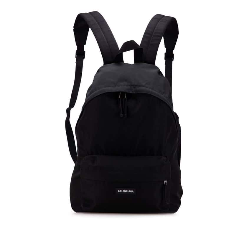 Balenciaga Nylon Explorer Backpack Black Good condition - Front View