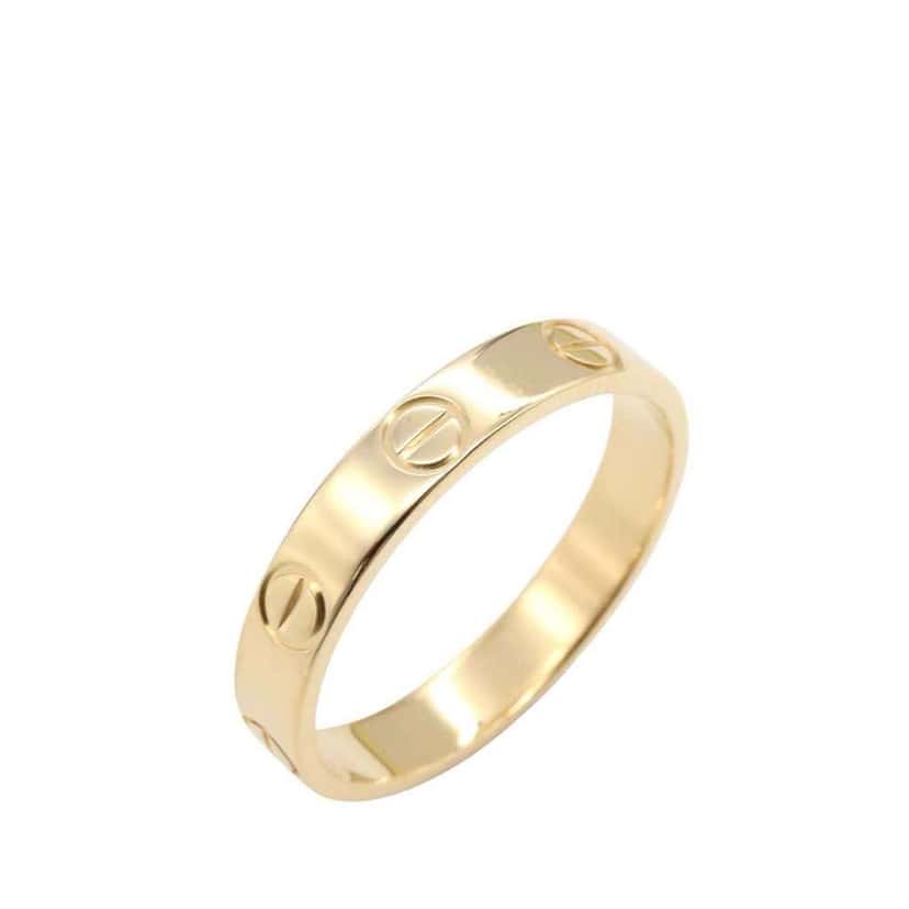 Cartier 18K Yellow Gold Small Love Ring Gold Gold Good condition - Back View