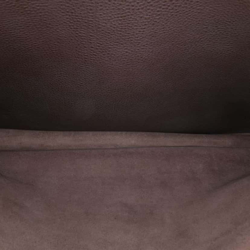 Hermès Togo Sac a Depeches 41 Brown Leather Good condition - Box View