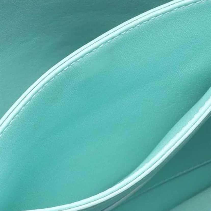 Tiffany & Co Micro Pebbled Calfskin Satchel Black Leather Good condition - Inside View