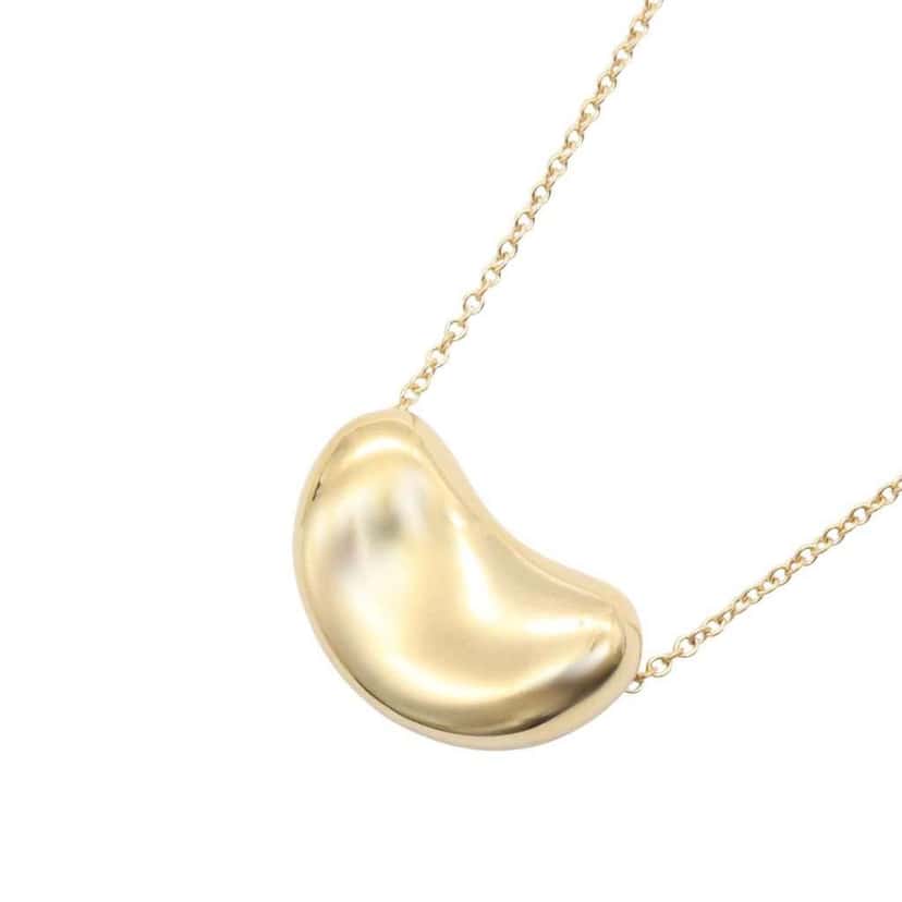 Tiffany & Co Elsa Peretti 18K Yellow Gold Bean Pendant Necklace Gold Gold Good condition - Model View