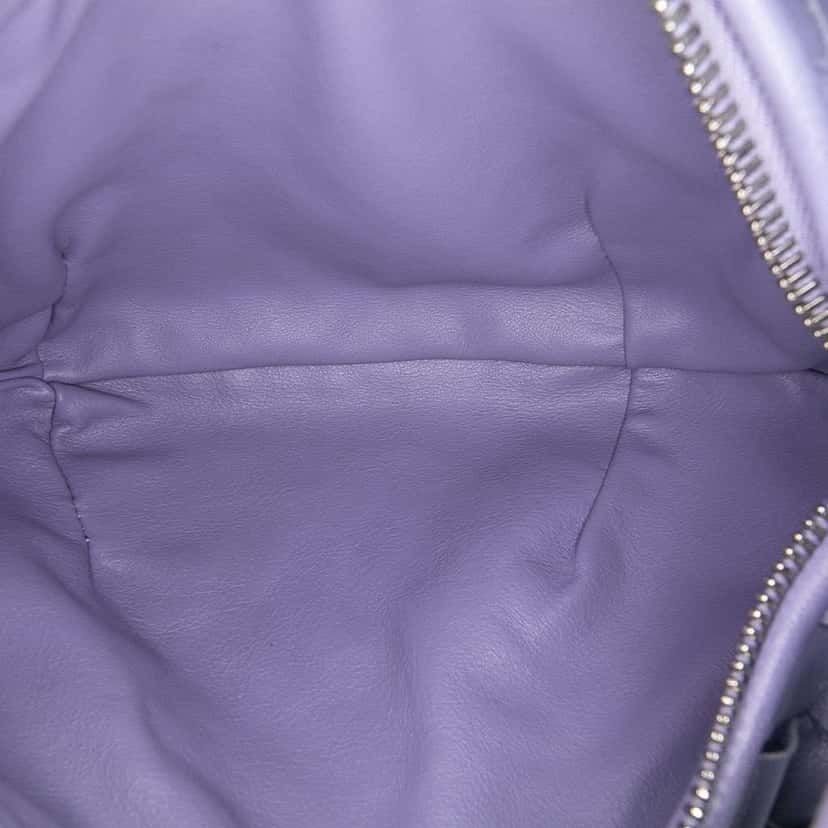 Bottega Veneta Mini Nappa Intrecciato Jodie Purple Leather Good condition - Model View