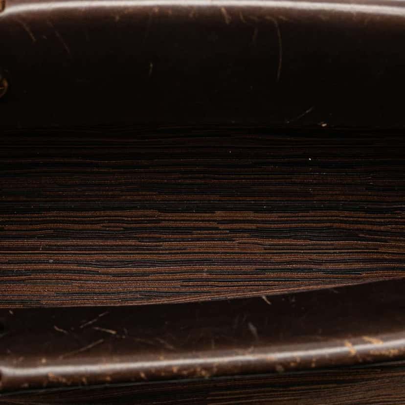 Hermès Vibrato Herbag Cabas PM Brown Leather Good condition - Model View