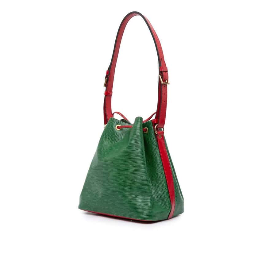 Louis Vuitton Epi Petit Bicolor Noe Green Leather Good condition - Back View