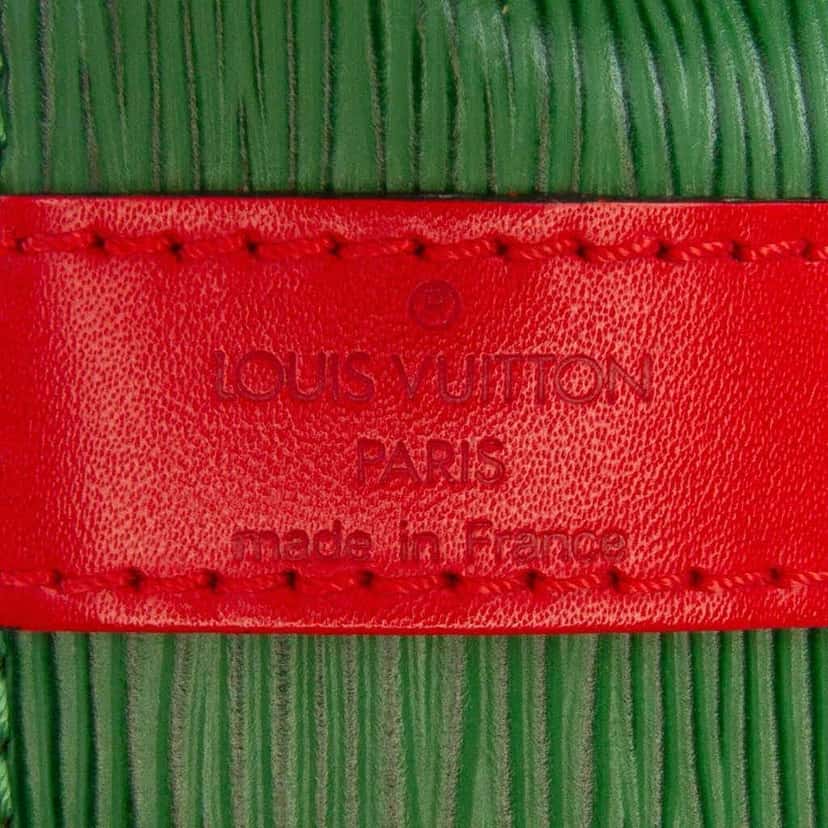 Louis Vuitton Epi Petit Bicolor Noe Green Leather Good condition - Box View