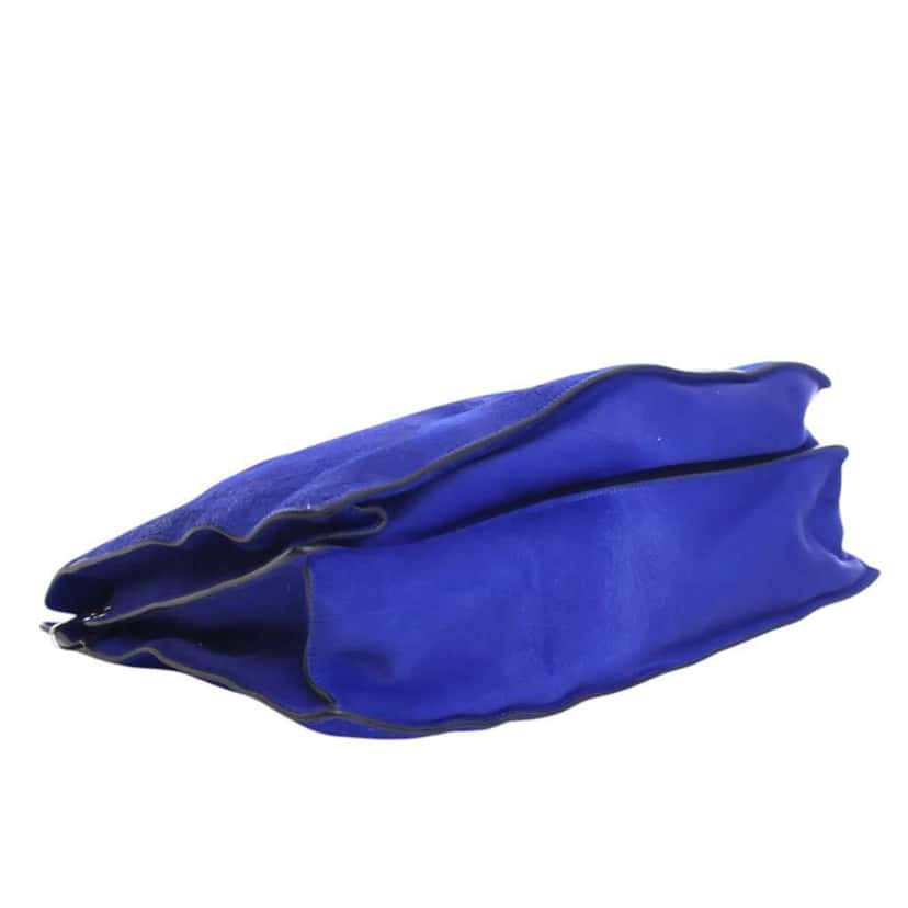 Celine Pony Hair New Shoulder Bag Blue Good condition - Box View