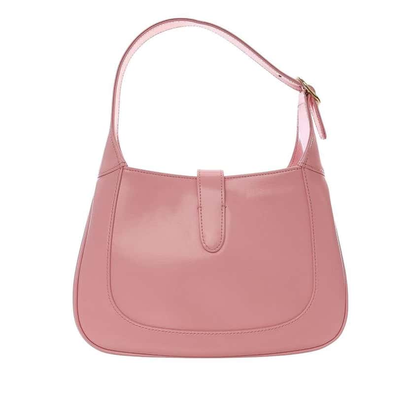Gucci Small Calfskin Jackie 1961 Crossbody Pink Leather Good condition - Model View