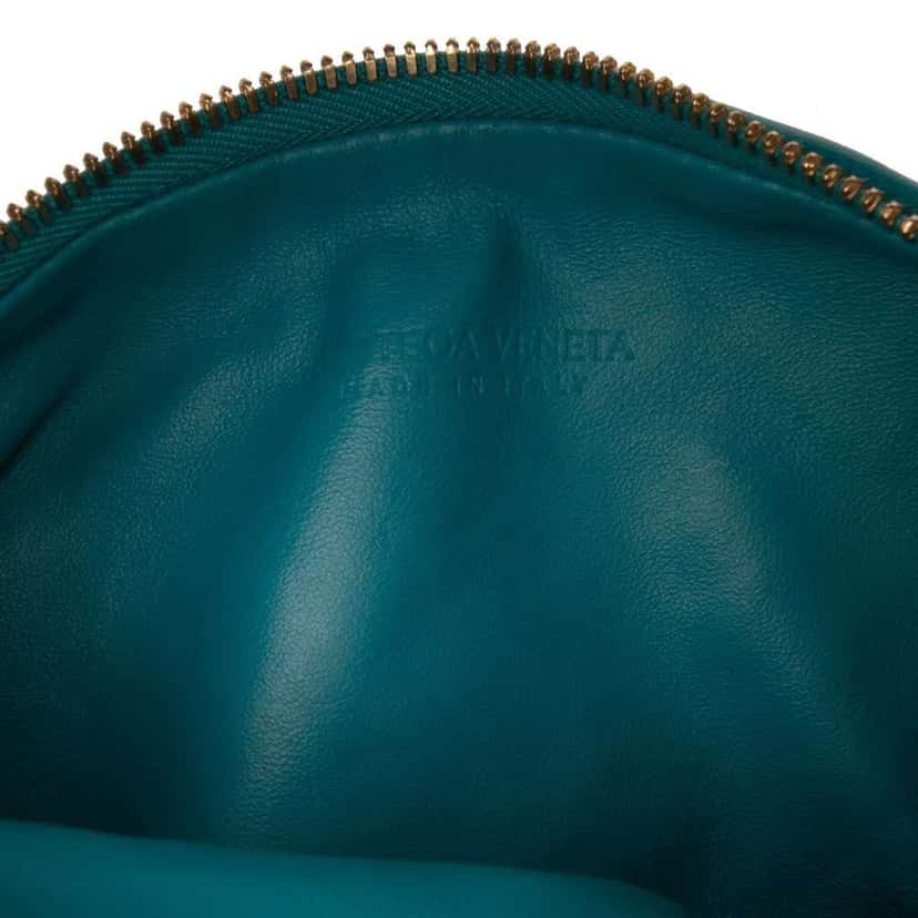 Bottega Veneta Mini Nappa Intrecciato Jodie Blue Leather Good condition - Box View