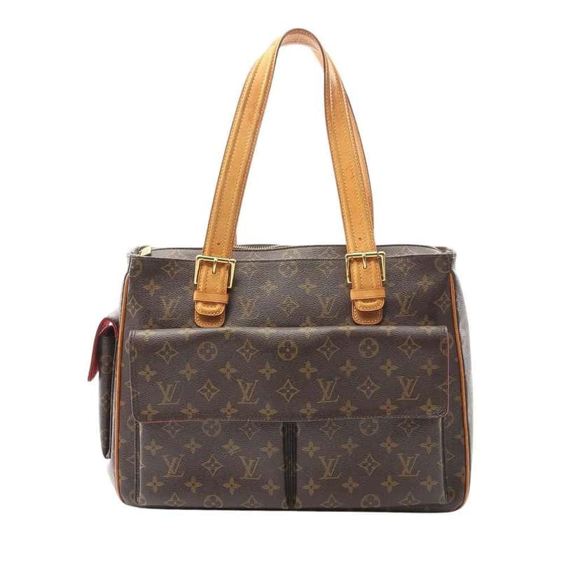 Louis Vuitton Monogram Multipli Cite Brown Canvas Good condition - Front View