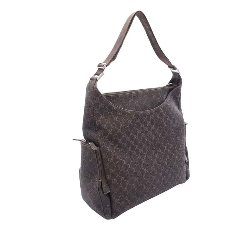 Gucci GG Canvas Crossbody Brown Canvas Good condition - Back View