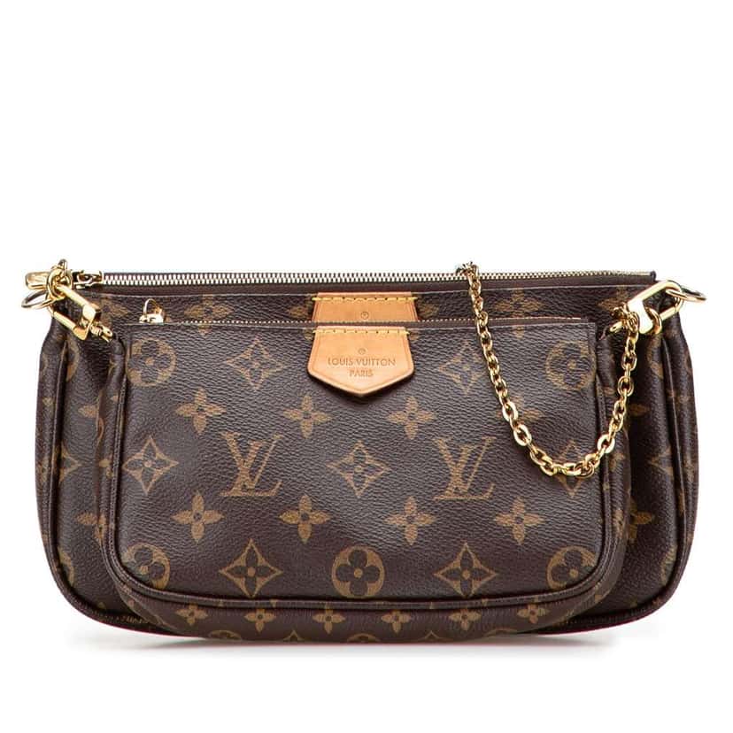 Louis Vuitton Monogram Multi Pochette Accessoires Brown Canvas Good condition - Front View