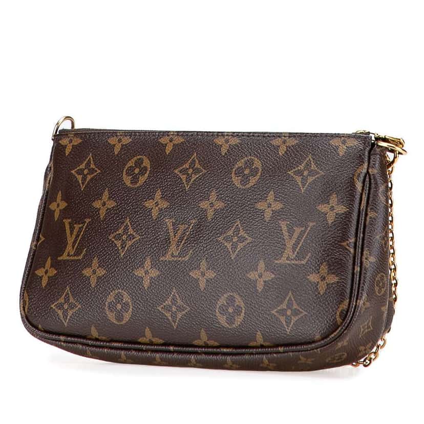 Louis Vuitton Monogram Multi Pochette Accessoires Brown Canvas Good condition - Back View
