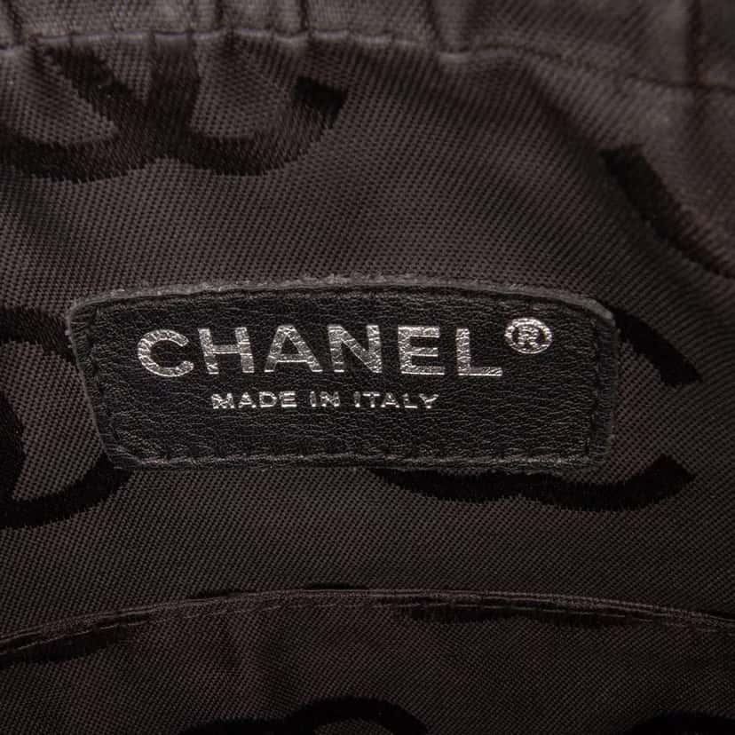 Chanel Lambskin Cambon Ligne Crossbody Brown Leather Good condition - Box View