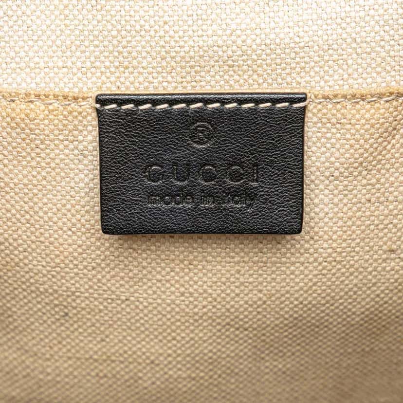Gucci Leather Studded Animalier Malin Backpack Black Leather Good condition - Box View