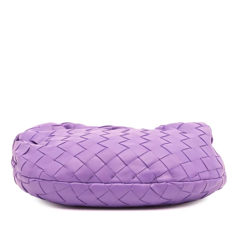 Bottega Veneta Mini Nappa Intrecciato Jodie Purple Leather Good condition - Inside View