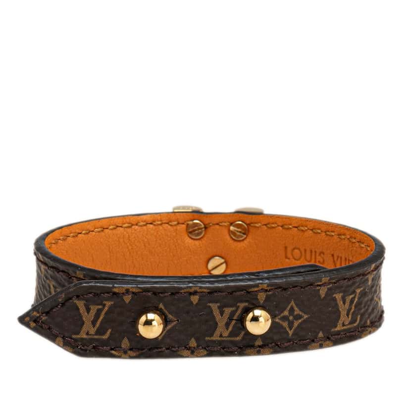 Louis Vuitton Monogram Essential V Bracelet Brown Canvas Very good condition - Inside View