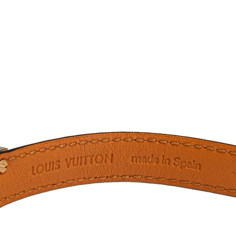 Louis Vuitton Monogram Essential V Bracelet Brown Canvas Very good condition - Box View