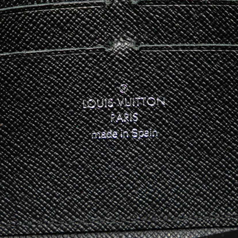 Louis Vuitton Epi Zippy Long Wallet Black Leather Good condition - Box View