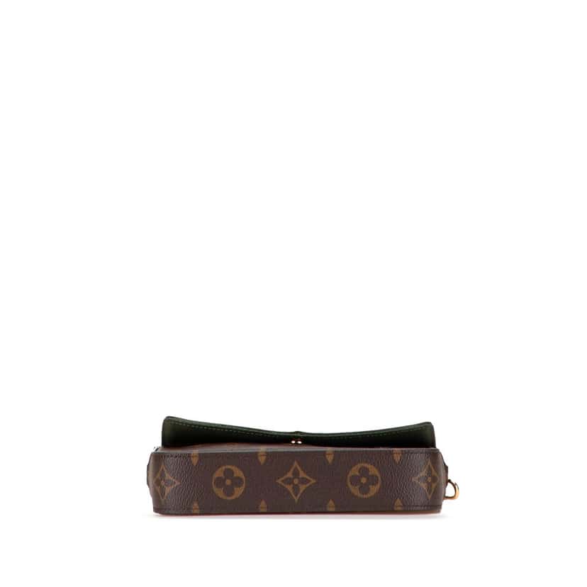 Louis Vuitton Monogram Felicie Strap And Go Brown Canvas Very good condition - Inside View
